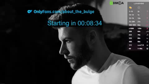 Snapshot of about_the_bulge chatting on February 21, 8:38 pm about_the_bulge online show from February 21, 8:38 pm
