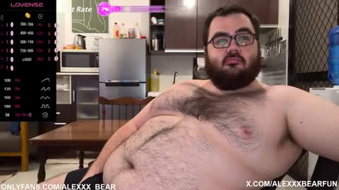 alexxxbear online show from October 25, 6:20 pm