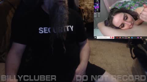 Snapshot of billycluber chatting on February 7, 8:22 am Billycluber online show from February 7, 8:22 am