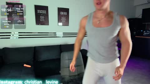 Snapshot of christianlevine_ chatting on February 7, 8:10 pm UPVOTE ME ------ ILL DO SOMETHING FOR FREE online show from February 7, 8:10 pm