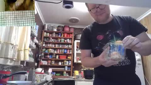 Cookie - I do cooking streams occasionally. Next stream  online show from October 15, 8:16 pm