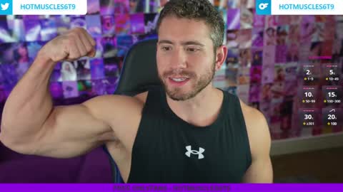 Snapshot of hotmuscles6t9 chatting on January 12, 8:25 am hotmuscles6t9 online show from January 12, 8:25 am