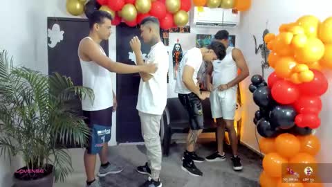 Team Cris Darwin- Fernando- Stiven- David online show from October 22, 11:47 am