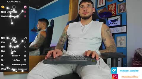 matteosantino online show from February 7, 9:15 pm