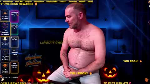 Obsidian stallion online show from November 1, 1:53 am