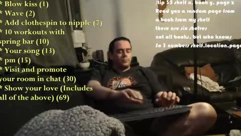 Chris online show from April 7, 2:22 am