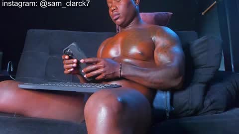 Snapshot of samclarck chatting on January 16, 2:08 pm SAM online show from January 16, 2:08 pm