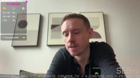 Sebastian online show from December 27, 7:35 pm