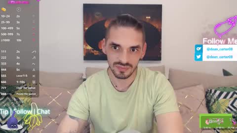 Dean Carter online show from October 12, 10:59 pm