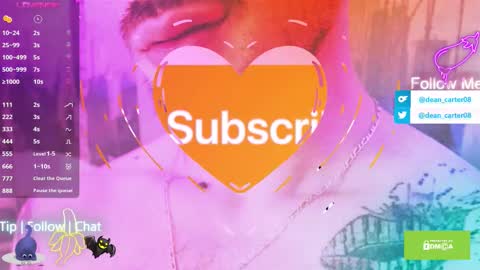 Dean Carter online show from October 31, 11:30 pm