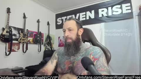 StevenRiseNYC online show from February 14, 1:18 pm