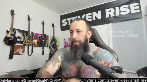 StevenRiseNYC online show from January 26, 11:08 pm