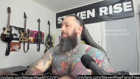 StevenRiseNYC online show from January 8, 1:41 pm
