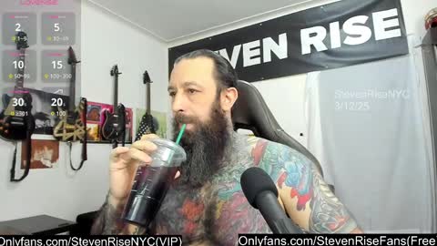 StevenRiseNYC online show from March 12, 2:12 pm