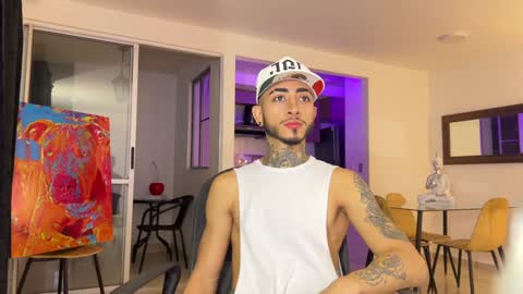 Snapshot of tattoguys_cums chatting on December 3, 5:30 am Jonathan Juan online show from December 3, 5:30 am