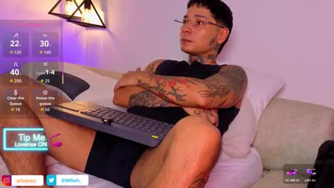 Snapshot of tattokoi chatting on October 4, 2:38 am tattokoi online show from October 4, 2:38 am