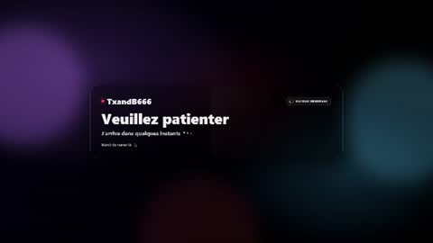 txandb666 online show from August 4, 7:29 pm