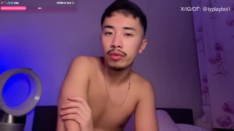 Snapshot of typlayboi chatting on February 10, 2:30 am Ty Vers LDN online show from February 10, 2:30 am
