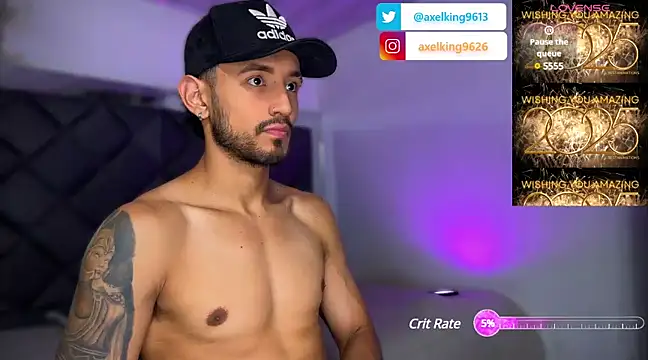 AxelKing1326 online show from January 2, 10:33 pm