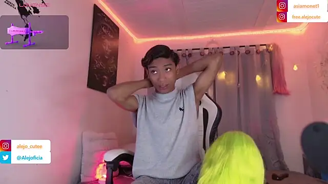 alejo cute online show from January 18, 9:50 pm