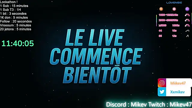 Mikev online show from October 13, 6:03 pm