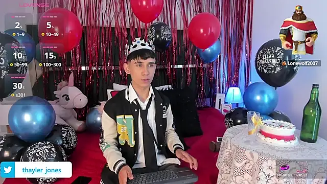 Thayler jones online show from January 31, 11:35 am