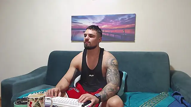 Tiberius hunk online show from January 12, 6:39 am