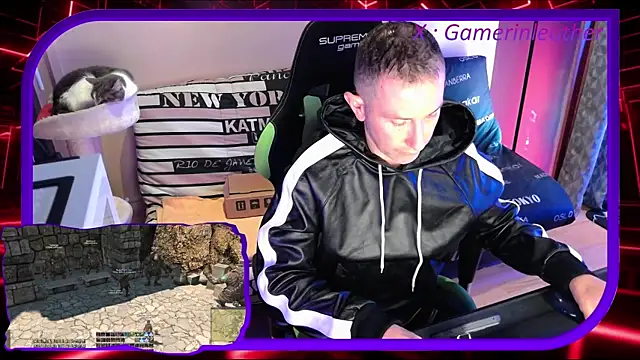 Gamerinleather online show from November 3, 7:04 pm