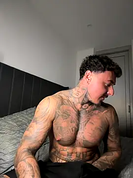 TattoedKing online show from November 28, 1:09 am