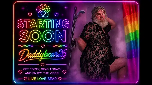 Daddybear26 online show from June 23, 6:00 pm