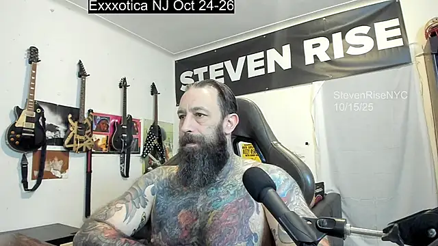 Snapshot of StevenRiseNYC chatting on October 15, 12:57 pm StevenRiseNYC online show from October 15, 12:57 pm