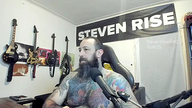 Snapshot of StevenRiseNYC chatting on October 8, 12:31 pm StevenRiseNYC online show from October 8, 12:31 pm
