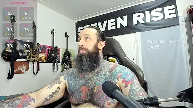 Snapshot of StevenRiseNYC chatting on March 5, 12:38 am StevenRiseNYC online show from March 5, 12:38 am