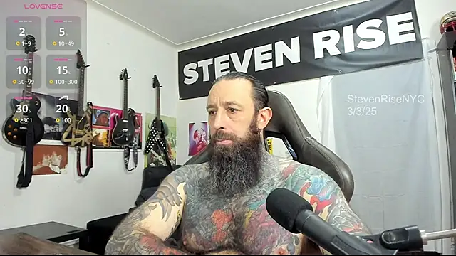 Snapshot of StevenRiseNYC chatting on March 4, 3:55 am StevenRiseNYC online show from March 4, 3:55 am